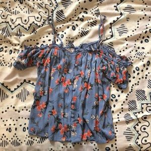 American Eagle cold shoulder blouse